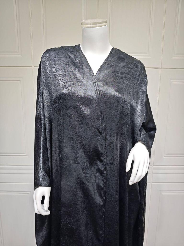 Bescheidener Übergrößen-Abaya-Cardigan für Damen - Nahöstliche und westliche Stile