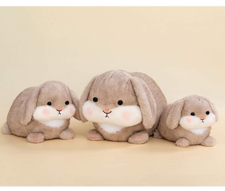 Adorable Long-Eared Dundun Rabbit Plush Toy - Chubby, Healing Doll for Kids