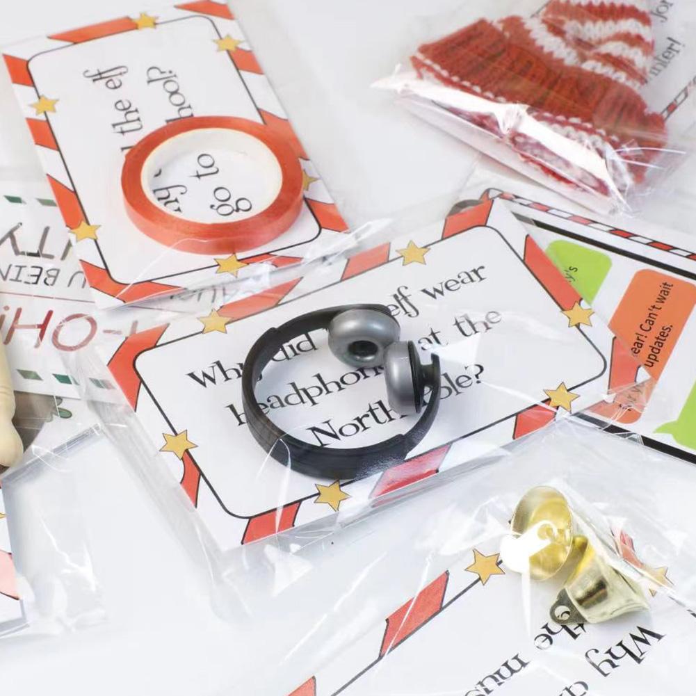 Christmas 24 Days Elf Kit Elf Adventure Kit 2024 Funny Elf Scenes Idea Kit Creative Xmas Countdown Gift Elf Activities Props