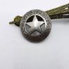 10pcs Screw Back Buttons Engraved Star Button Hollow Decorative Buttons Round Vintage Silvery  Casting Western  DIY Accessories