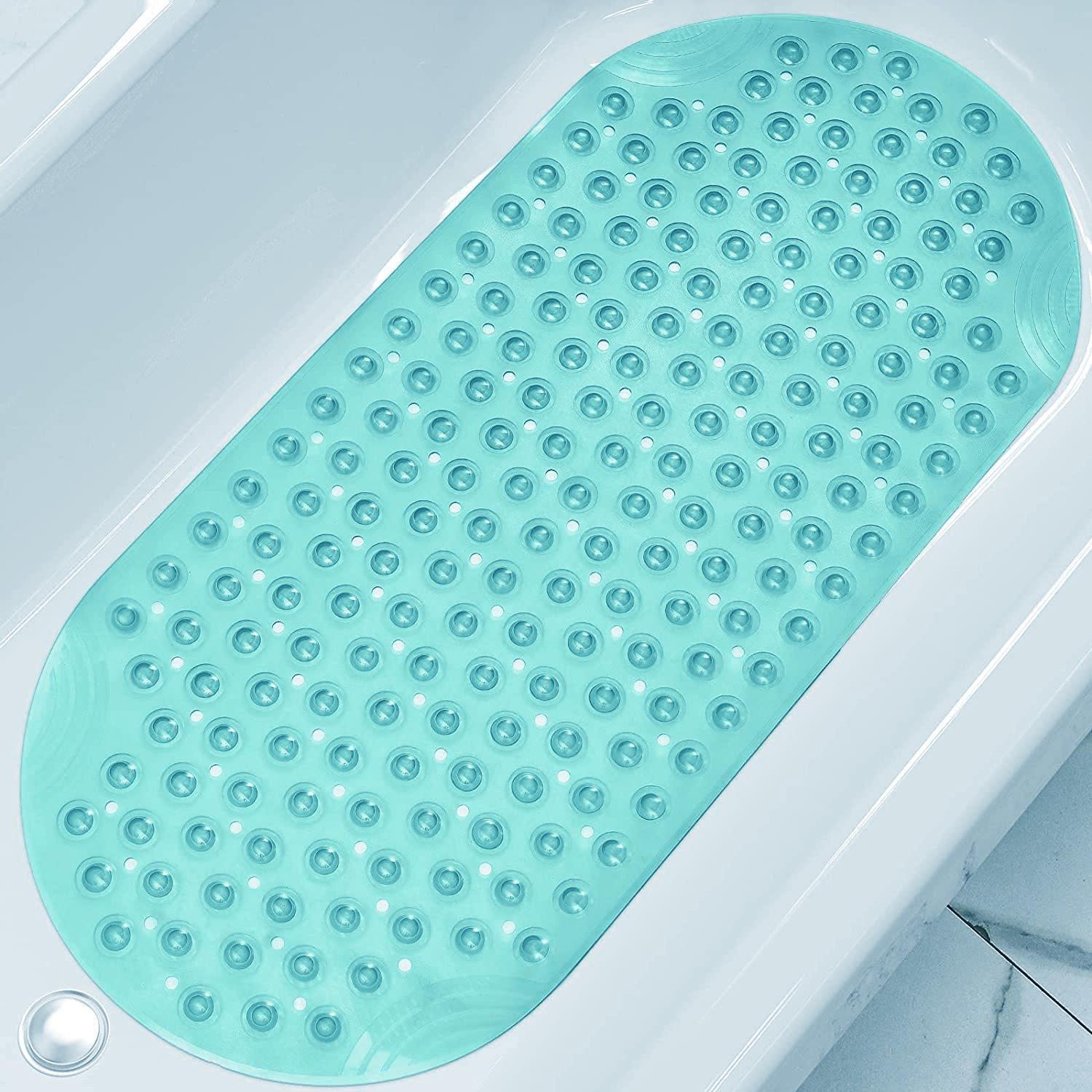 

Овальный массажный противоскользящий коврик для ванны с присосками, 88x40 см 88*40cm