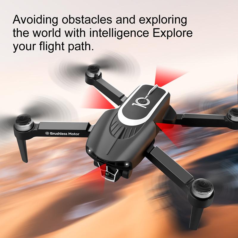 2026 A10 Pro Mini Drone Profesional 8K Duel HD Camera Fly 25Min Obstacle Avoidance Brushless Foldable 5G WIFI Quadcopter Optical Flow RC UAV