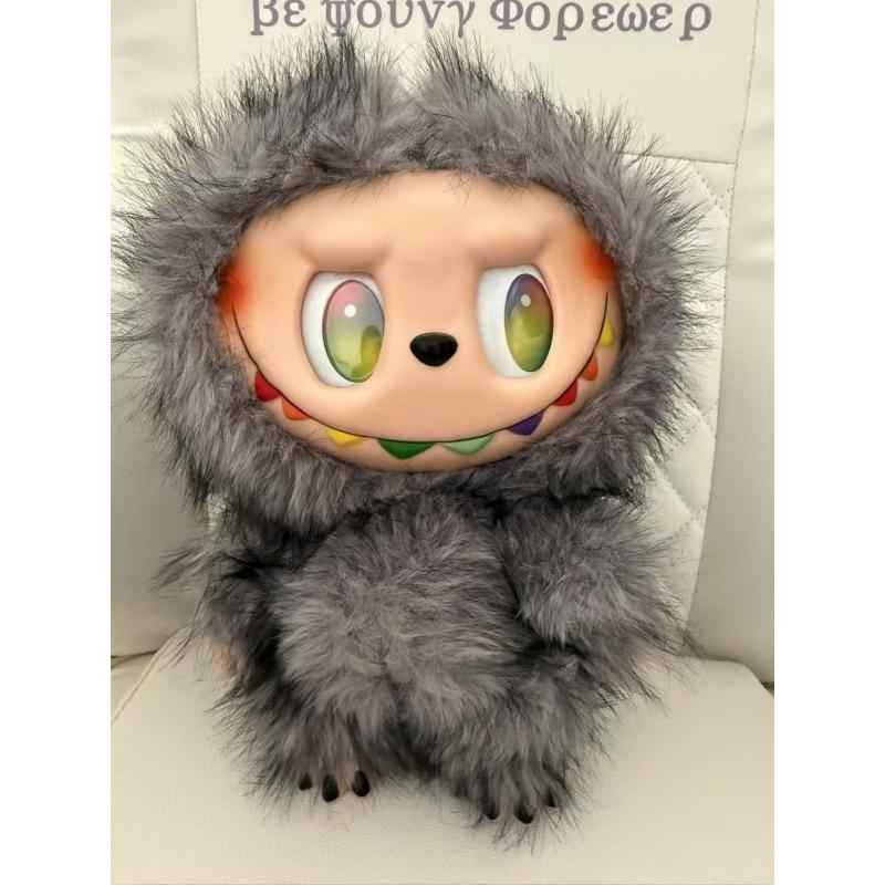 

Large 38CM 24D Real Eyeball Plush Cotton Body Vinyl Face Big Leader Angel Doll Tide Play 38