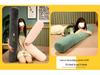 Removable, Washable Long Body Pillow: Versatile for Leg-Clamping, Girls' Pillow, or Backrest.