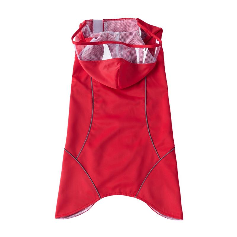 

Дождевик с капюшоном для домашних собак, водонепроницаемый костюм с безопасной светоотражающей полосой M