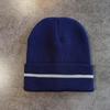 Mens Knitted Hat With Reflective Details For Winter Warmth Stylish Cold Weather Headgear