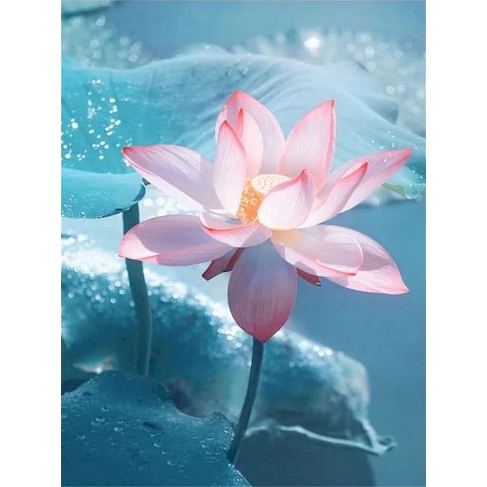 Diamond Painting Full Drill White Wolf Flower Animal Diamond Painting Handmade Art Landscape Diy Diamond Mosaic Painting Home Decoration