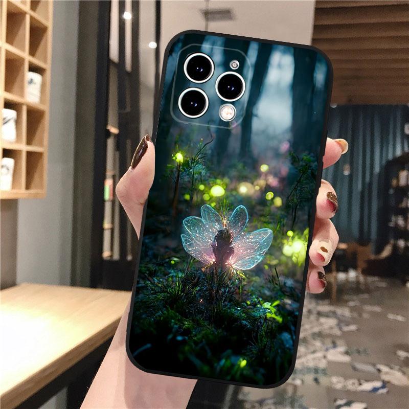 Forest Night Butterfly Tree Moon Phone Case For Iphone 15 14 Pro Max 13 12 11 Pro Max XSMax XR 12 13 Mini 14 Plus