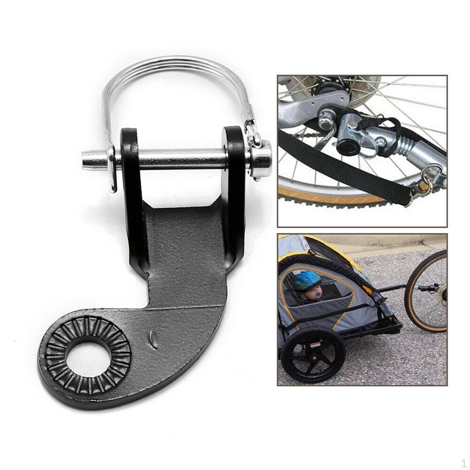 Bicycle Trailer Hitch Coupler Bike Attachment Adapter Replacement Connector