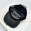 New Unisex Embroidered Letters Retro Baseball Hats Sunshade Broken Style Versatile Personal Peaked Caps Fashion Distress Street