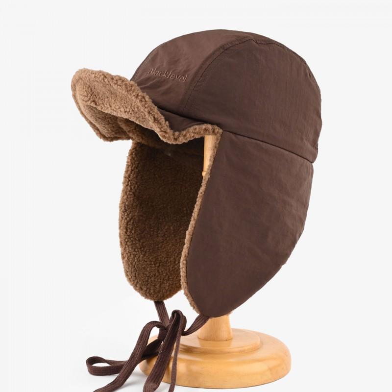 Unisex Warm Fleece Lined Beanie Hat With Ear Protection Winter Outdoor Cycling Skiing