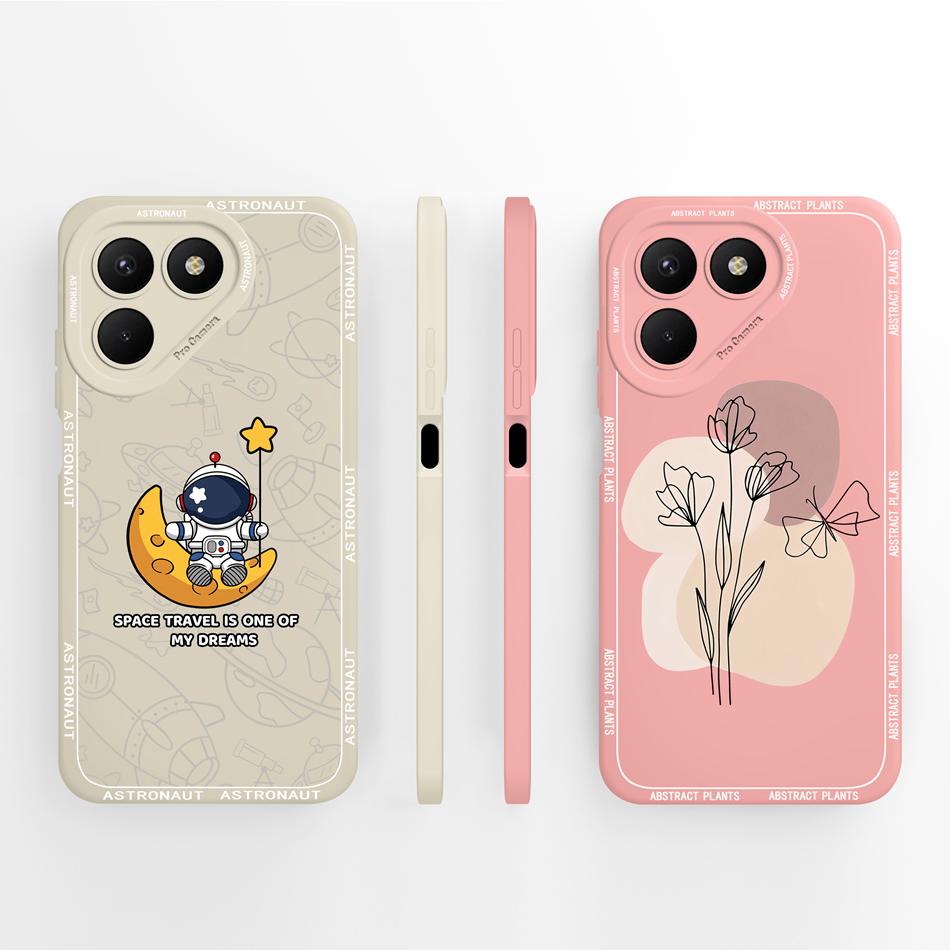Case For Tecno Pova 7 Pro / 7 Ultra / 7 Neo Cool Bear Soft Liquid Silicone Phone Shell For Tecno Pova7 4G 5G Durable Back Cover