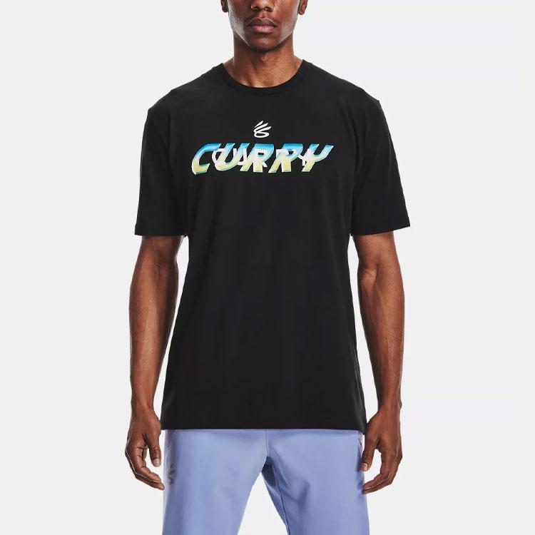 Under Armour Outdoor Sports Casual T-Shirt Men Tops Black 1364969-001