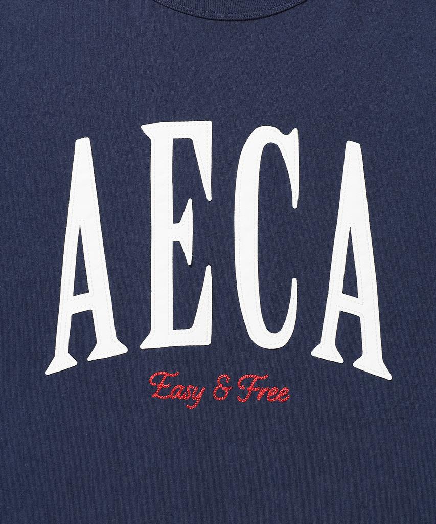 AECA (Unisex) Aeca Symbol Felt Half Sleeve Tee (3Color)