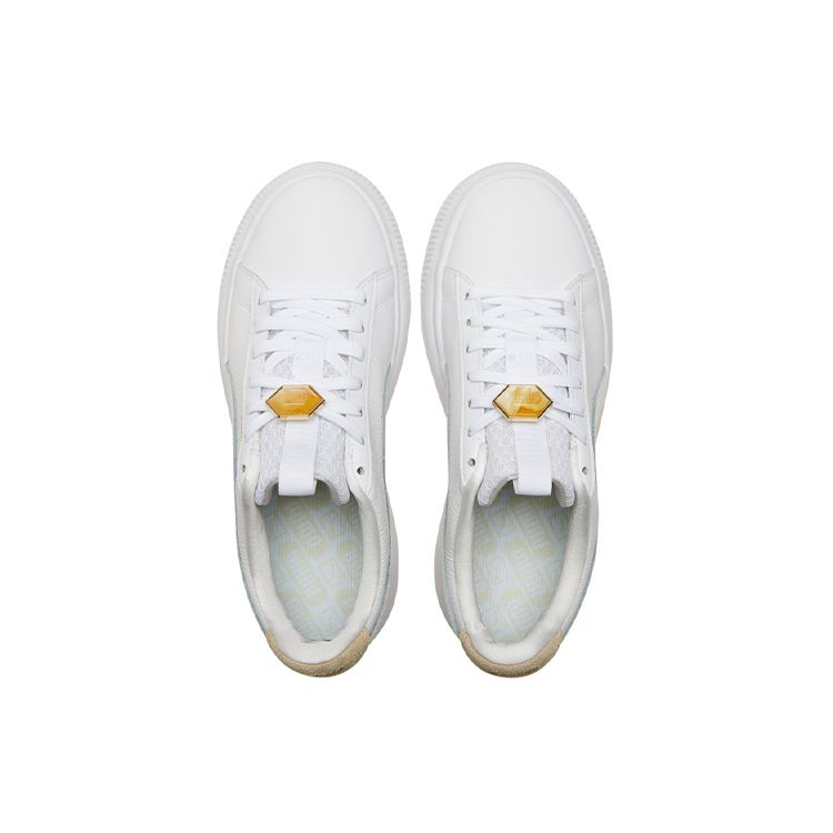 Puma Suede Series Low-Top Sneakers Women Sneakers Off-White 385589-01