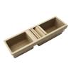 Car Front Center Console Drink Cup Holder Coin Holder Interior Storage Tray Replacement for BMW 3