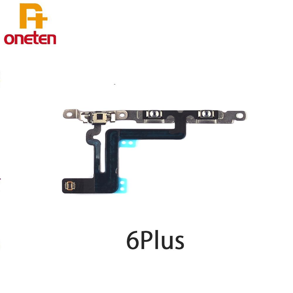 Key Volume Control Button Flex Cable For iPhone 6 6s X XS 11 14 15 Plus Pro MAX Volume Control Mute Buttons Phone Repair Parts