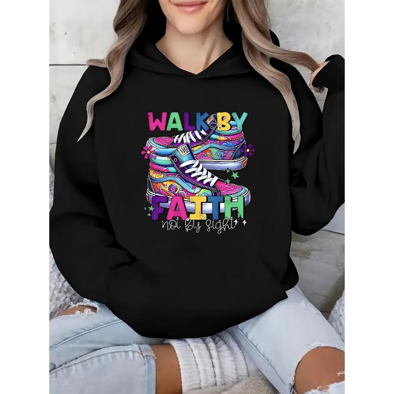 Hooded Sweatshirt Fleece Lined Windproof Elastic Cuff Fall Winter XXL чёрный