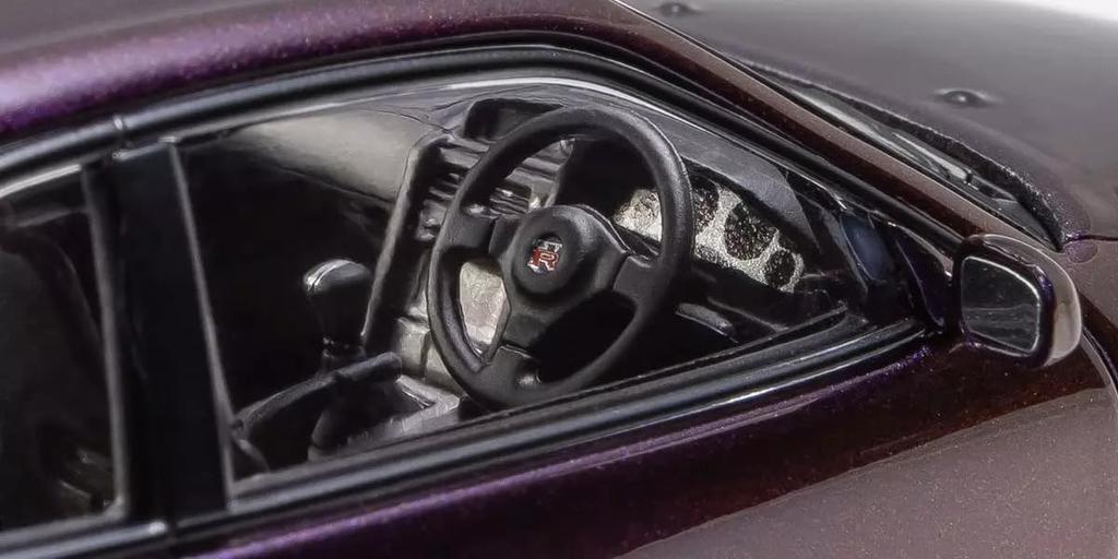 Kyosho Original Nissan Skyline R34 Purple Finished Product KS03936P 1/43 GT-R V-Spec (Midnight III)