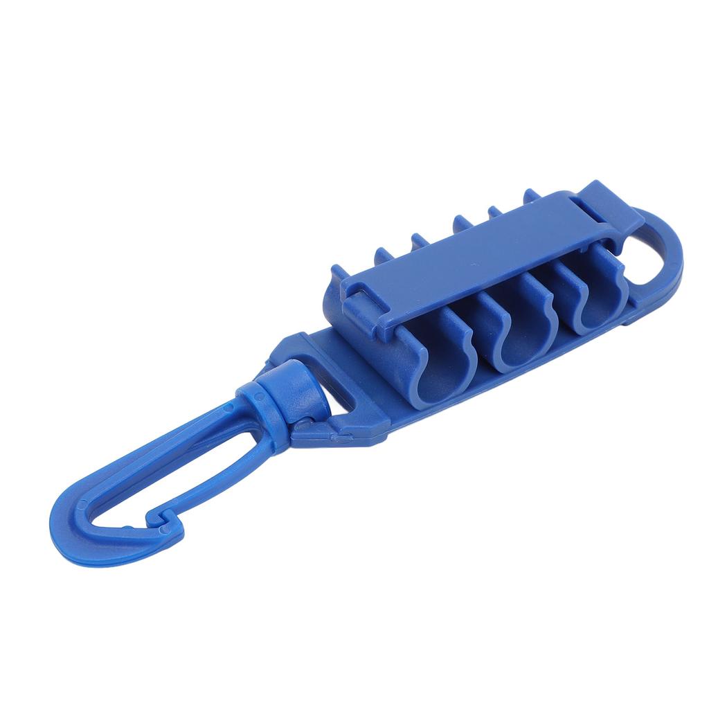 Scuba Schlauchhalter mit drehbarem Karabiner D-Ring Verriegelnder Scuba Schlauchhalter für 9/16 Zoll 12 Zoll Schlauch