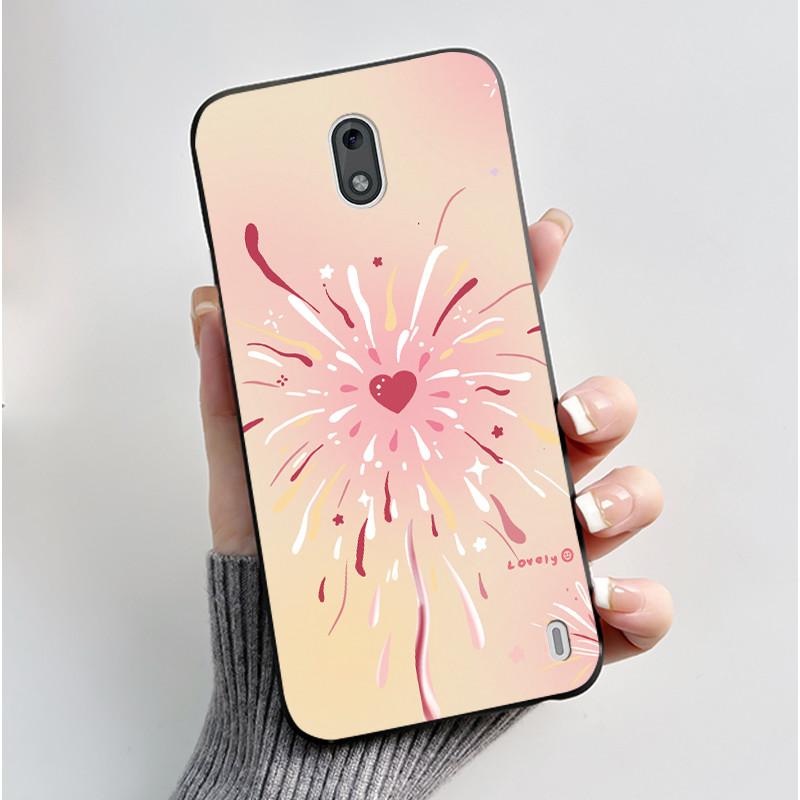 Casing For Nokia 2 2.1 2.2 3 3.1 Case Aesthetic Fashion Cute Cat Shockproof Back Cover Black Slim Soft TPU Silicone Phone Case