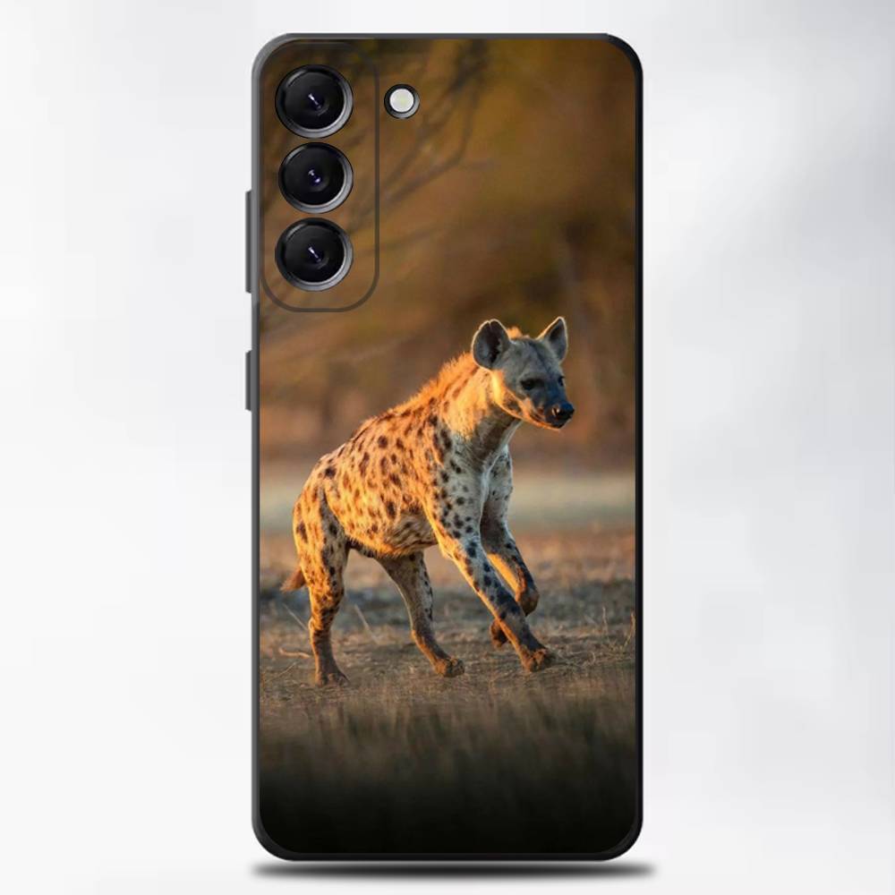 

Animal Wildlife Hyena Funny Phone Case For Samsung Galaxy A 73,72,51,53,52,71,22,5G,Note,J7,8,9 Soft Black Cover SamsungA30