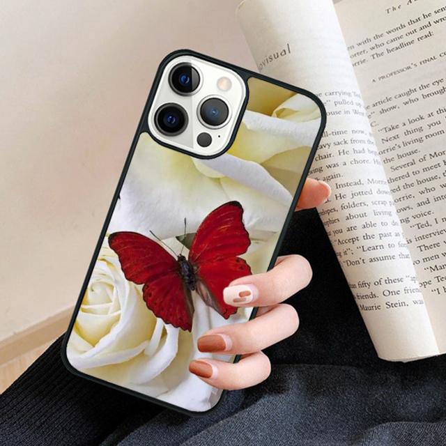 Beautiful Butterfly Nature Wildlife  Soft Phone Case Cover for iPhone 17 Air 16 15 14 13 11 12 Pro Max Plus