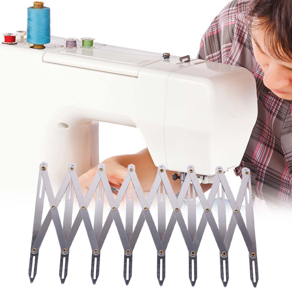 Adjustable Length Expanding Rule Buttonhole Mark Isometric Divider Sewing Gauge Tool DIY Multifunctional