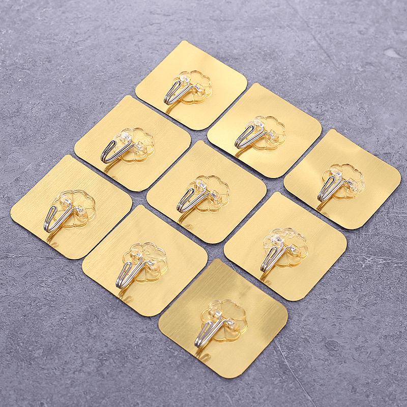 Multi-Function Multiple SpecificationsTransparent Strong Self  Adhesive Wall Hooks Multi-Purpose Wall Hook Key Holder