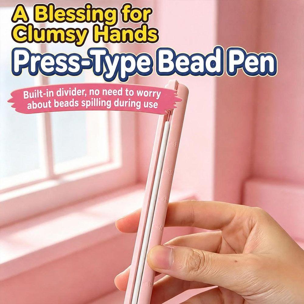 Automatic Dispensing Automatic Bean Pen Smooth Flow Bead Dispenser Tool Puzzle Crafting