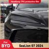 Für BYD Sealion 07 2024 Auto-Scheinwerfer Geräuchert Schwarz TPU Schutzfolie Frontlicht Tönung Farbwechsel Abdeckung Aufkleber Zubehör