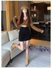Spring 2024 Women's Pleated High-Waist A-Line Skirt: Warm, Fashionable, Short Design