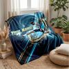 Jude Bellingham Benutzerdefinierter Name Text Flanelldecke Fußball Logo Personalisierte Fleece-Kuscheldecke Besonderes Geschenk für Sofa Schlafzimmer Zuhause