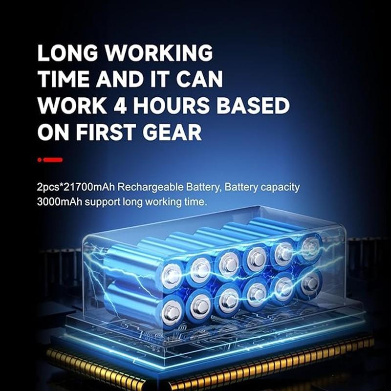 130000 RPM Brushless Electric Violent Fan Portable Air Dust Collector Mini Blower Outdoor Camping Cleaning Power Tool