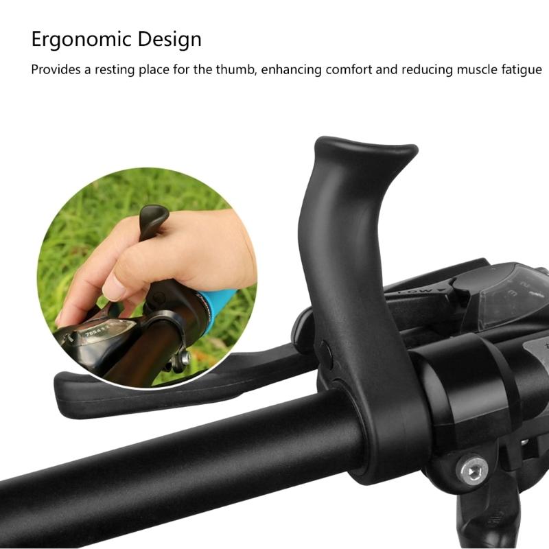 Mountain Bike Deputy Handle Replacement Horn Shape Adjustable Handlebar Thumb Grip Bicycles Extension Handlebar