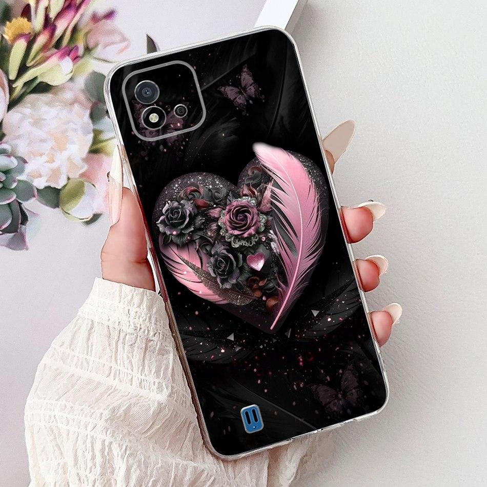 For Realme C11 (2021) RMX3231 Fashion Cool Pattern Phone Case For Realme C11 2021 Soft Silicone TPU Cases