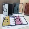 Luxury Bling Glitter Magnetic Phone Case  for Samsung Galaxy Z Fold 6 5 4 3 Fold6 Fold5 Fold4 Fold3 5G Hinge Protective Cover