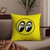 Cute Cartoon M-Mooneyes Pillow Case Anti-dustmite Pillowcase Invisible zipper silky short plush Sofa cushion cover
