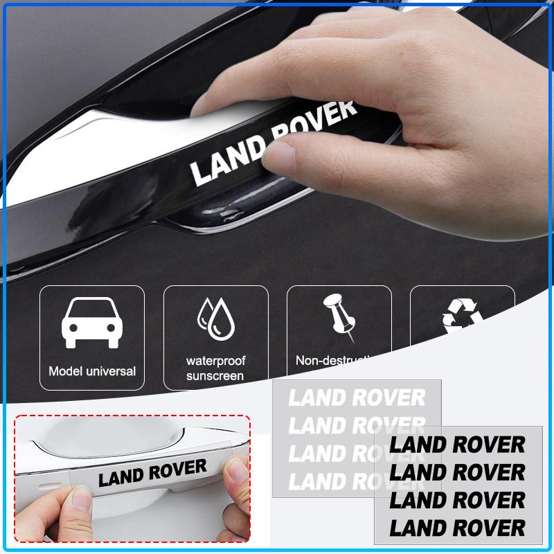 4 Stück Auto Türgriff Aufkleber Reifen Rückspiegel Aufkleber Für Land Rover Freelander 2 L2 L319 L462 LF Range Sport Evoque L322 Discovery 2 3 4Defender