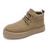 Winter Suede Leather Men Shoes Lace Up Casual Shoes Men Sneakers Breathable Footwear Comfortable Male Sports Tenis Masculino
