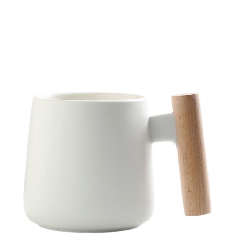 Duoli Wooden Handle Ceramic Mug Set
