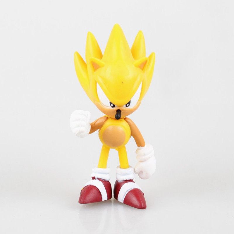 Premium Quality 6pcs Game Sonic The Hedgehog Action Figures Doll Set For Kids Gift