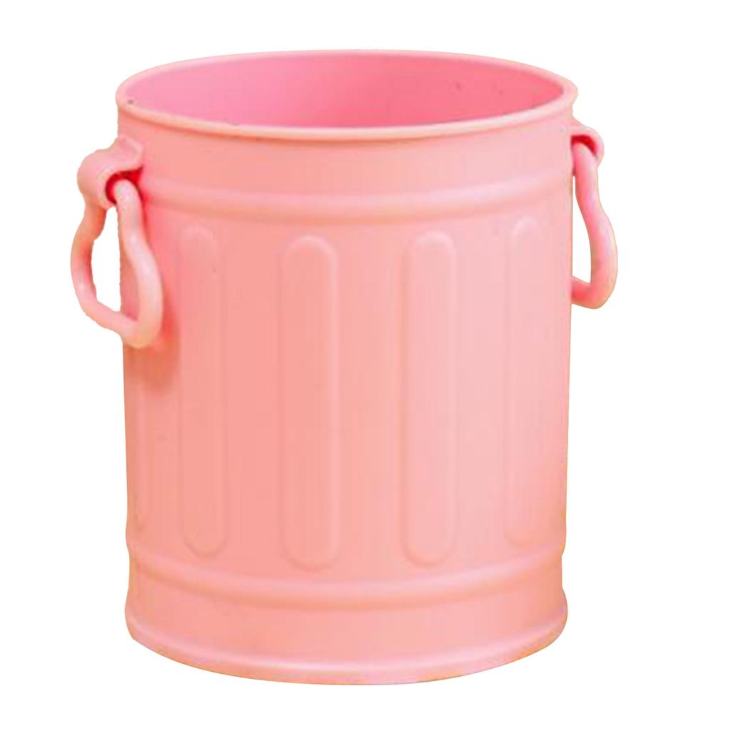 Pen Holder Pencil Bucket Plastic Makeup Brush Organizer Desktop Stationary Supplies Container with