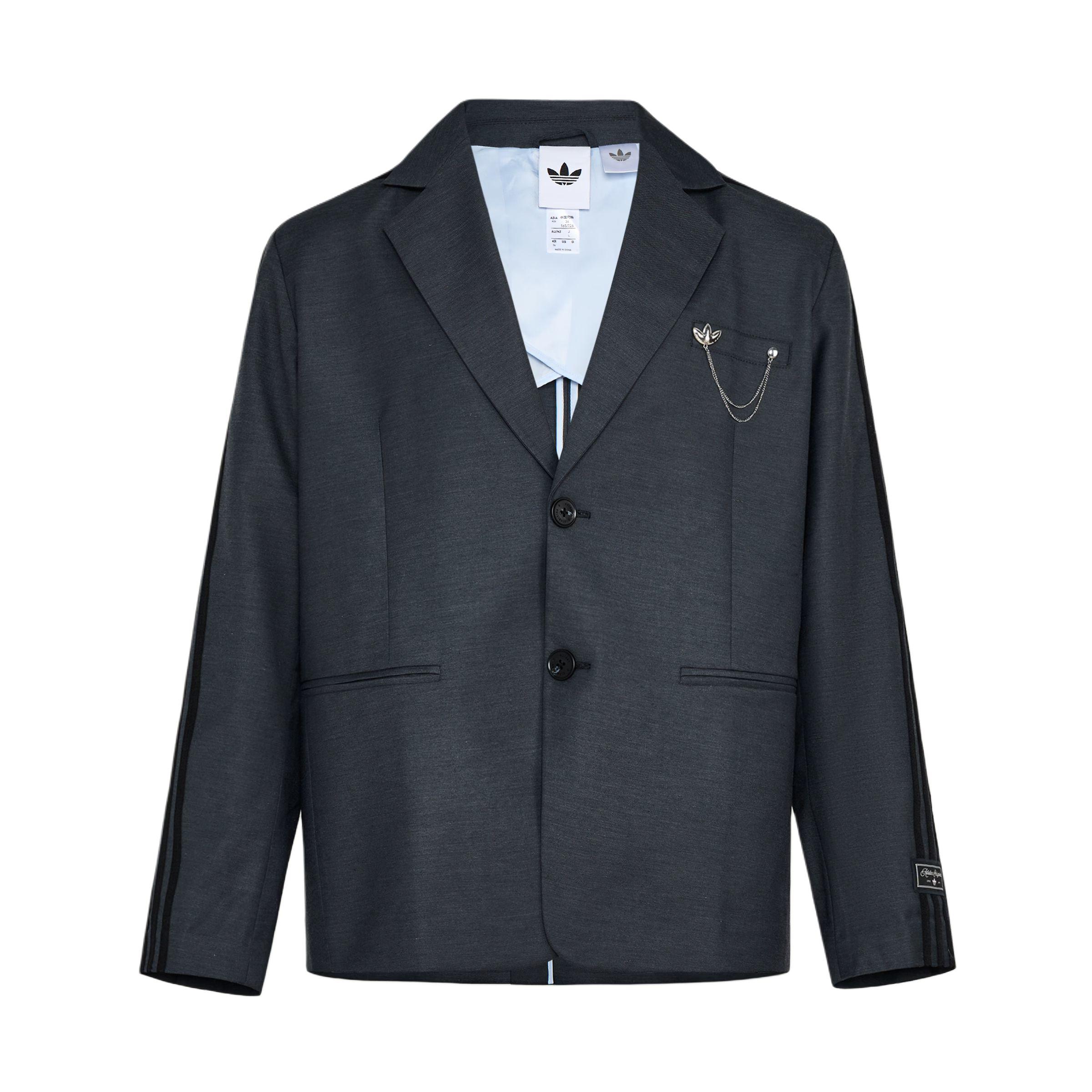 

Adidas Originals REFINED LUXE DLXC U BLAZER Business Suit Unisex Dark Heather Gray KU8911 L