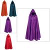 Unisex Hooded Cloak With Drawstring Closure Perfect For Halloween And Masquerade Balls