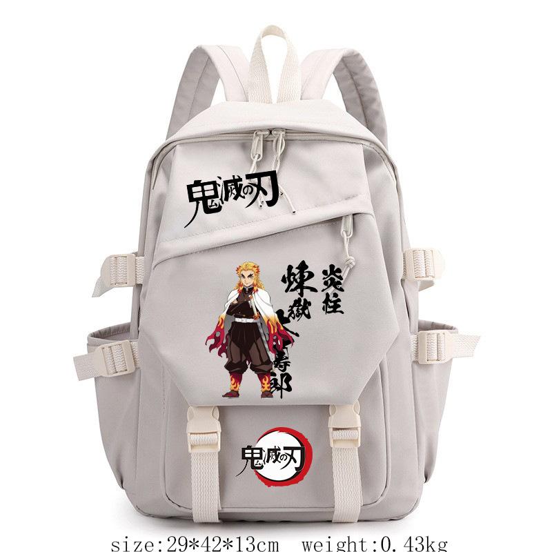 Japan Cartoon Comics Demon Slayer Instagram Backpack, Japanese Retro Style, Large Capacity Student Backpack 0016 KTB