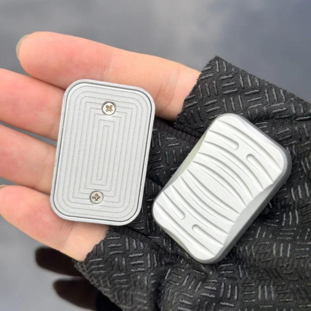 Magnetic Mechanism Magnetic Push Card Metal Construction Fingertip Pushing Plate  Anxiety Relief