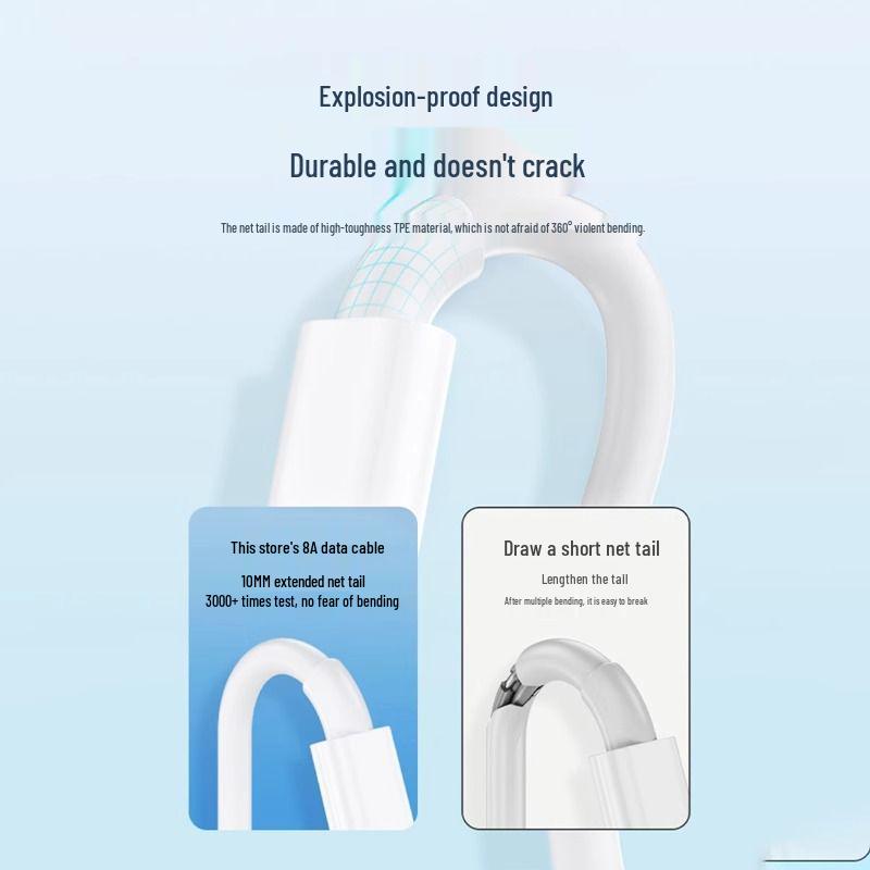 100W Fast Charging Cable for OPPO Find X7 & Find X7 Ultra
