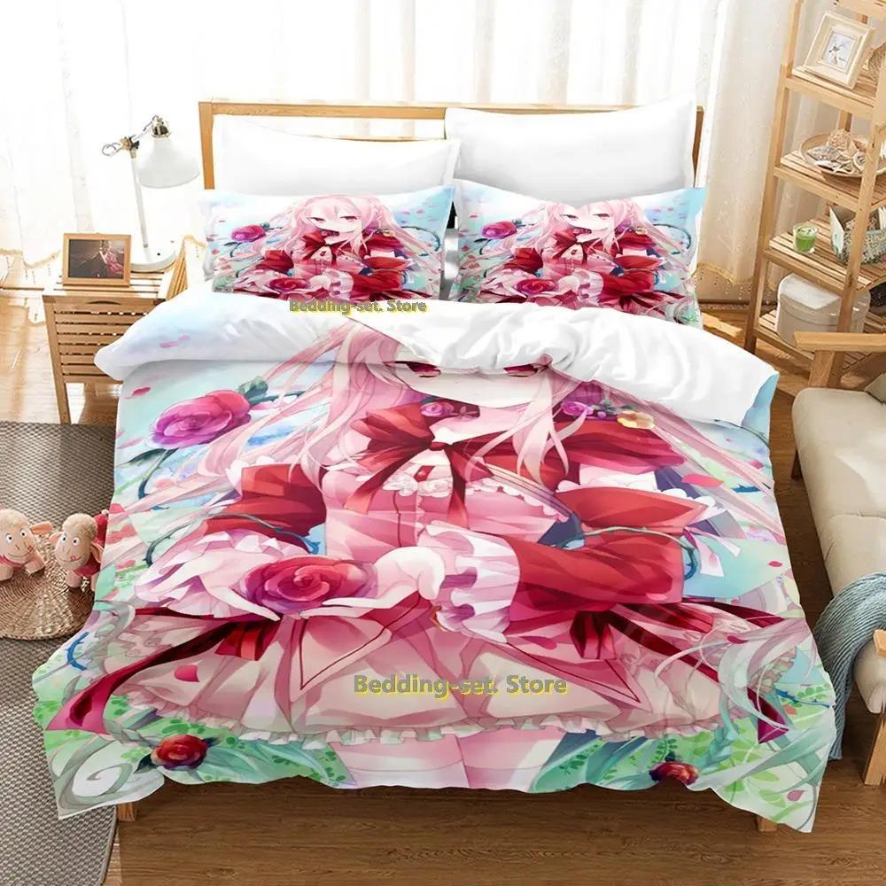 Lord of Vermillion Bettwäsche-Set Einzelbett Twin Full Queen King Size Anime Bettbezug für Schlafzimmer von Erwachsenen und Kindern