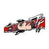 Guilty Gear Anime Eyes Vinyl Stickers, Scratch Proof PVC Car Decals, Funny Graphic Decor for Windshield & Air Conditioner